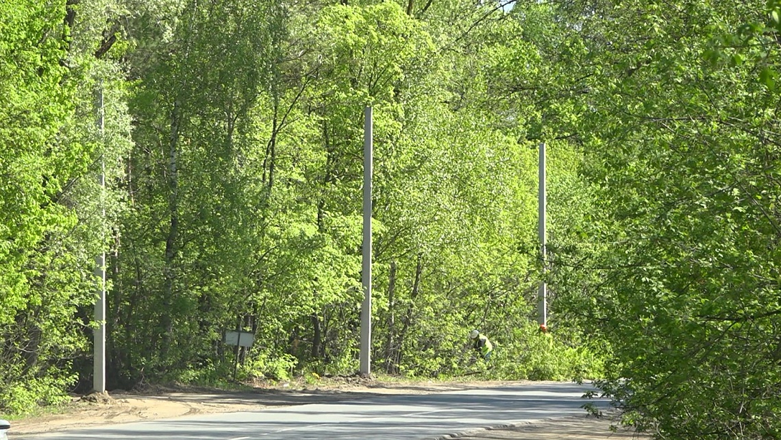 В Пензенской области устанавливают современные фонари