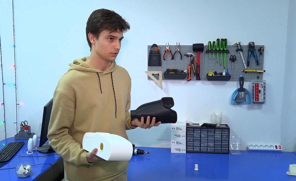 Воспитанники технопарка «Кванториум НЭЛ» работают над полезными изобретениями