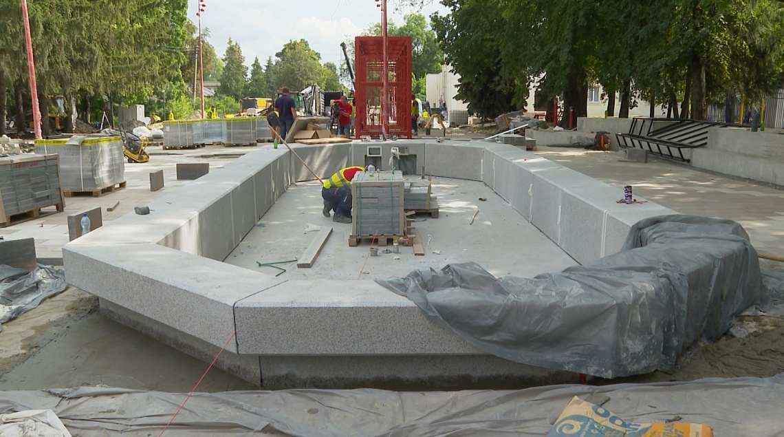 В Пензе завершаются работы по капитальному ремонту парка культуры и отдыха имени В. Г. Белинского