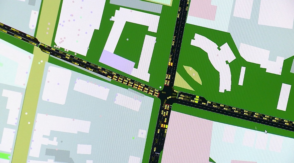 На улице Кураева в Пензе появились новые дорожные знаки и разметка