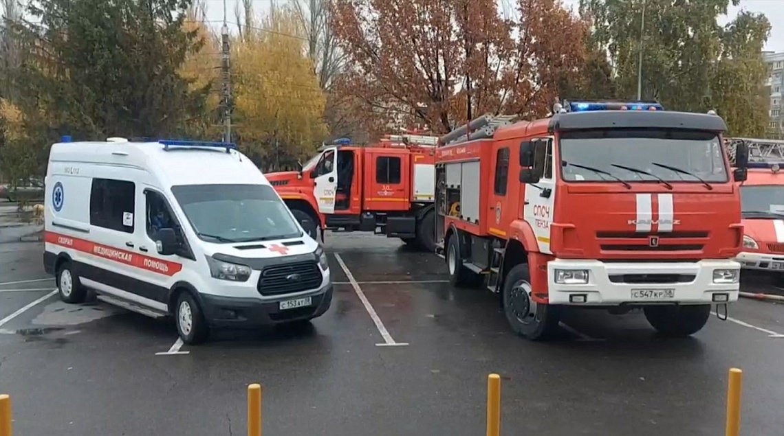 В Пензе в универсаме №175 произошел пожар