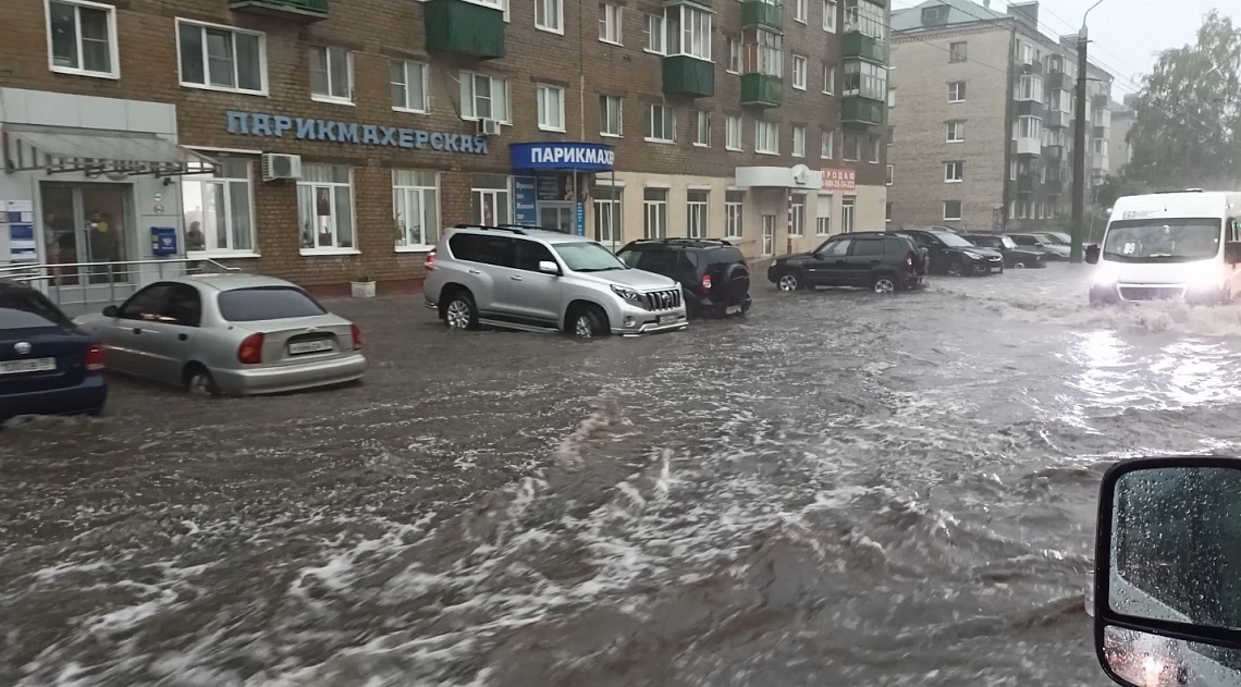 В Пензе оценивают последствия ливня, который в четверг вечером накрыл областной центр