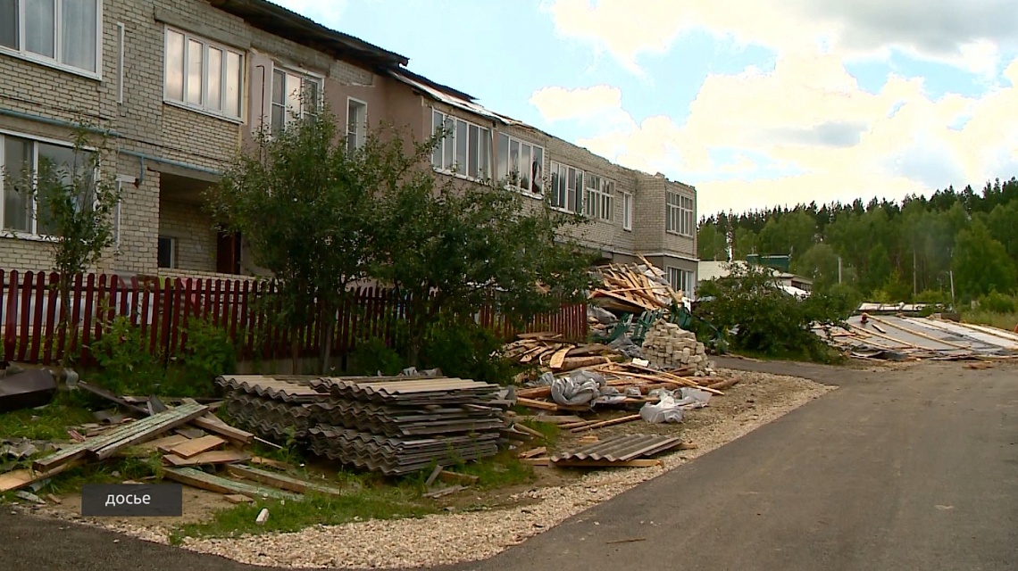 В Никольске завершают восстановление зданий после урагана, который произошел 29 июля
