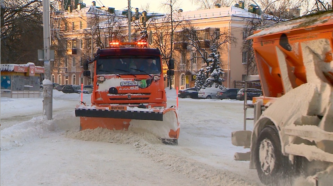 Пензу очищают после сильного снегопада
