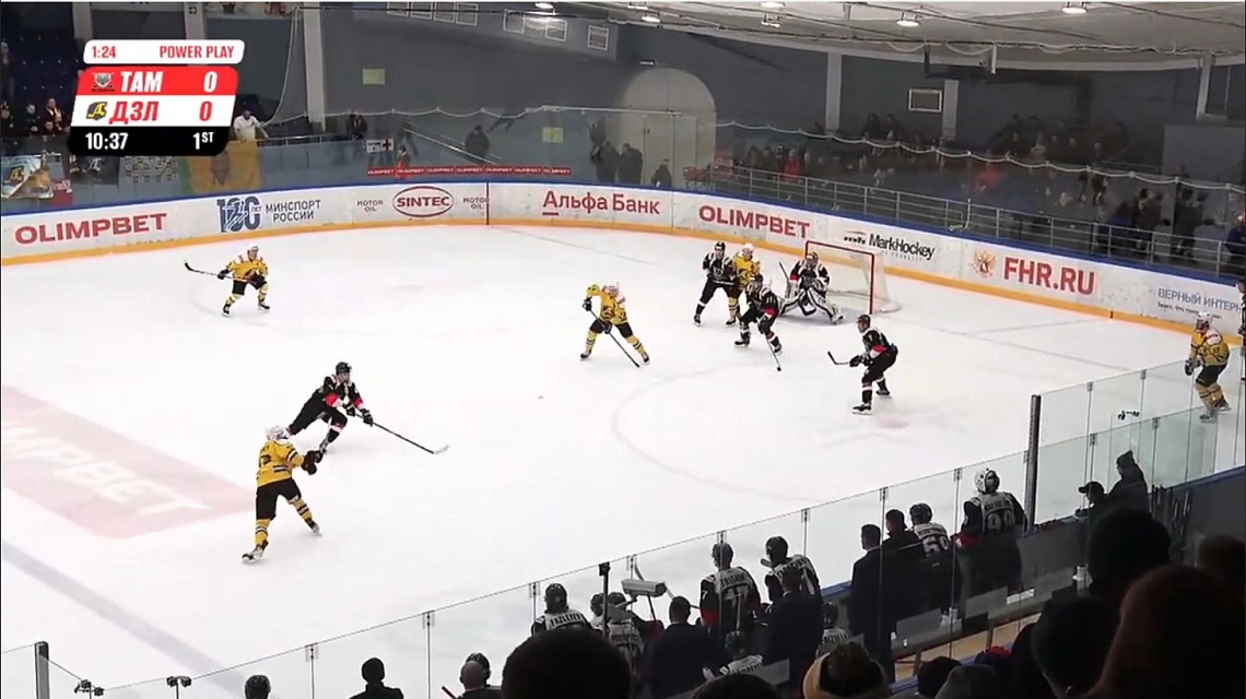 Пензенский «Дизель» проиграл ХК «Тамбов» и потерял шансы на выход в плей-офф