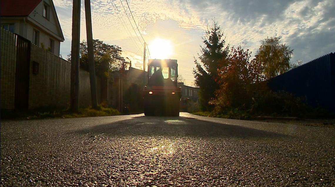 В частном секторе на Западной поляне отремонтировали проезжую часть