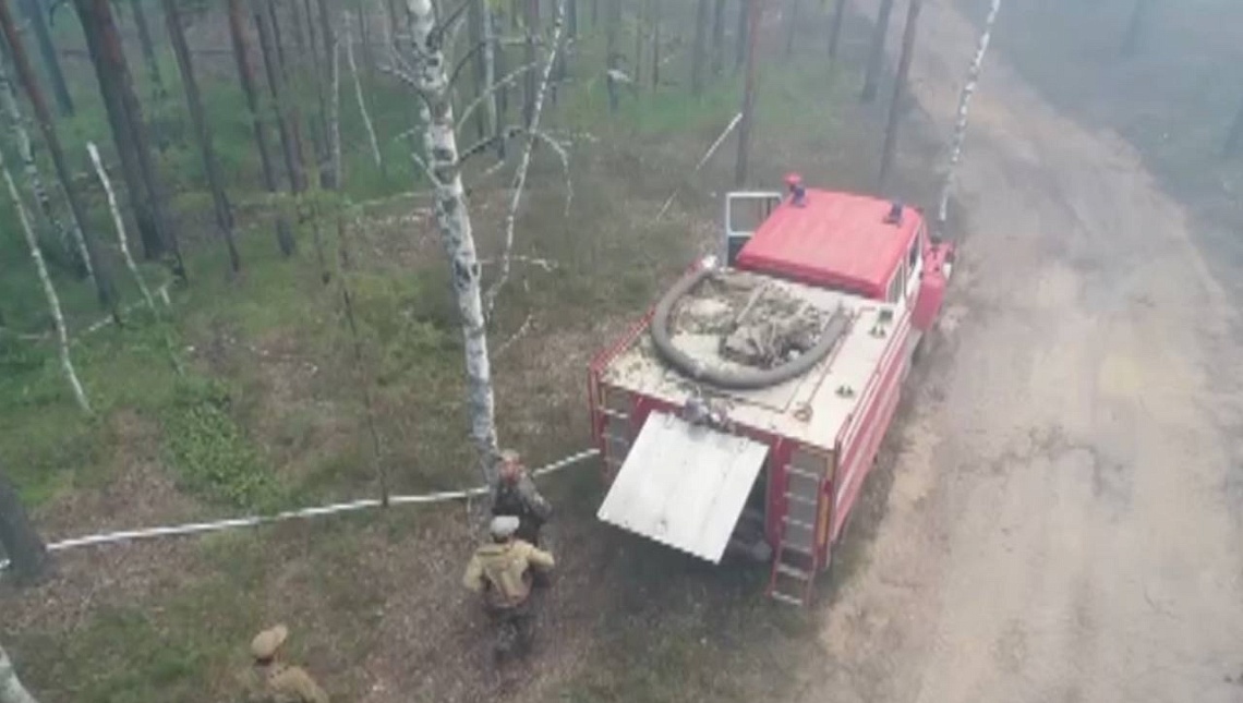 Пензенские  бойцы МЧС вернулись из Нижегородской области, где они помогали тушить природные пожары