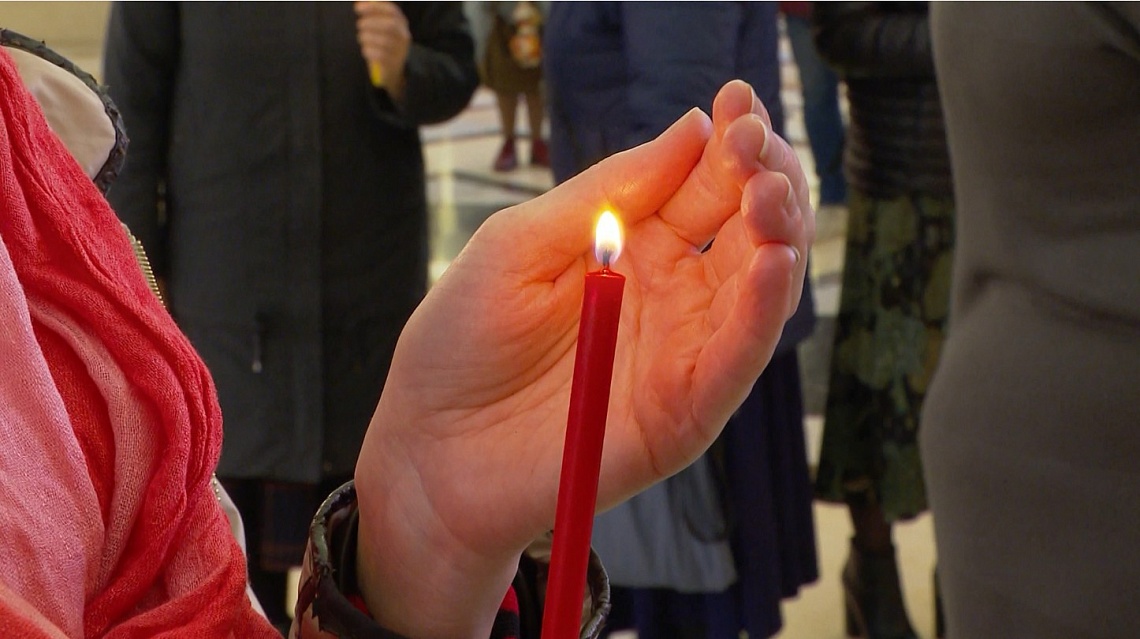 В Спасский кафедральный собор Пензы доставили Благодатный огонь