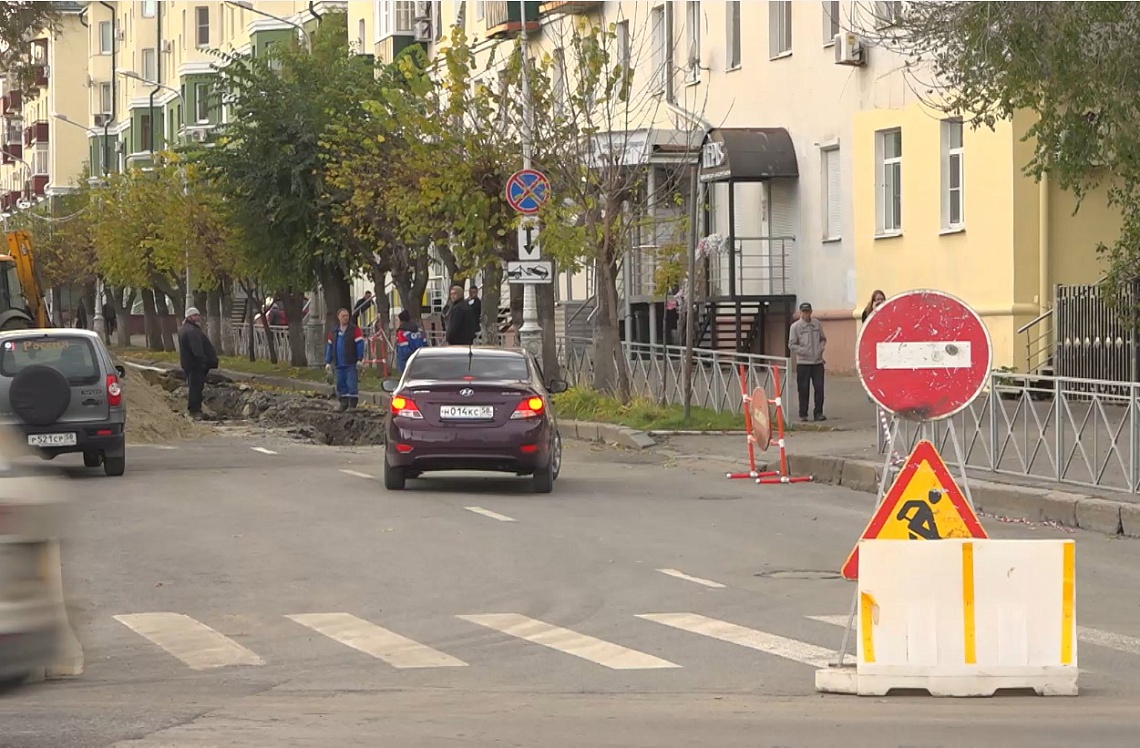 В Пензе закрыли для проезда часть улицы Славы