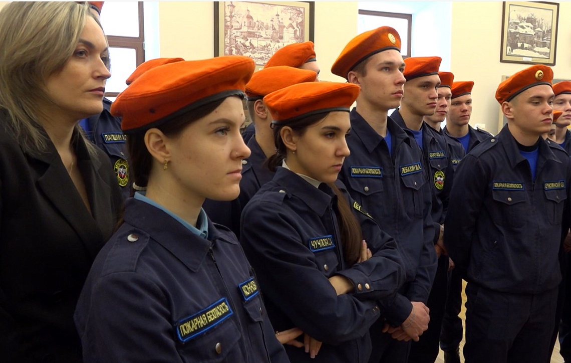 В новом корпусе краеведческого музея студентам провели экскурсию