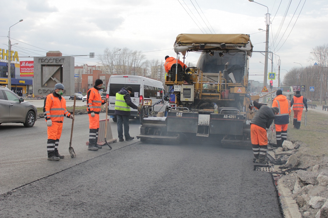 В Пензе начали ремонт дорог, несмотря на режим самоизоляции