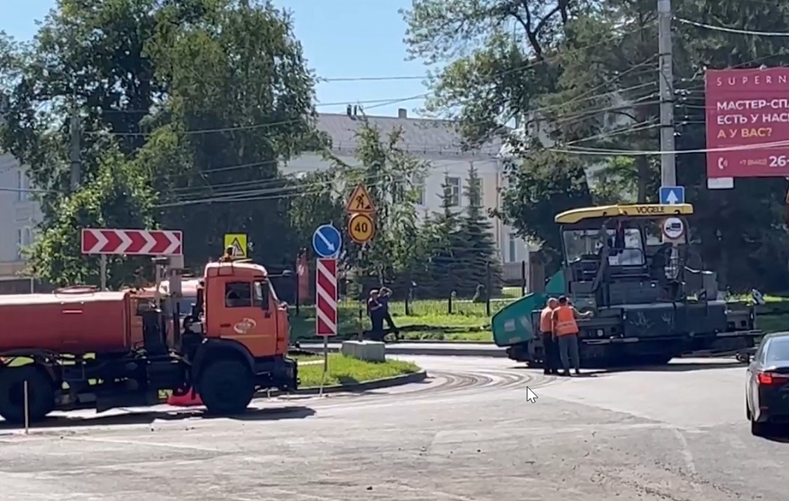 В Пензе перекрыли участок улицы Пушкина для общественного и личного транспорта