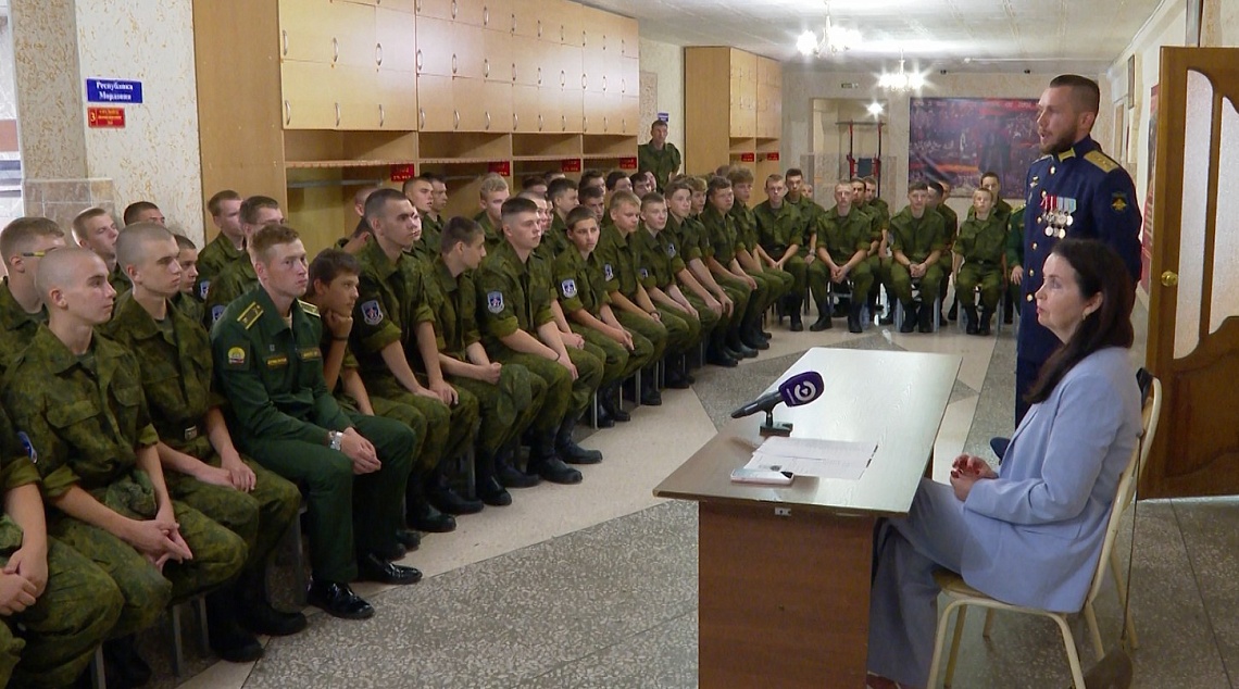 В Пензе для участников военно-патриотических сборов «Гвардеец» организовали встречи с бойцами СВО