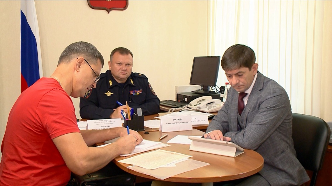 Начальник УМВД России по Пензенской области Павел Гаврилин провел прием граждан