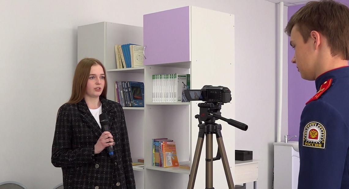 Ученики нижнеломовской школы №2 создали свою студию новостей