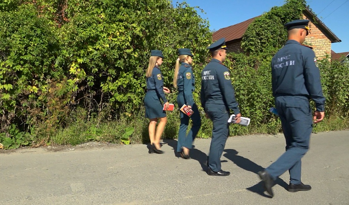 В Пензе прошел рейд МЧС по частному сектору