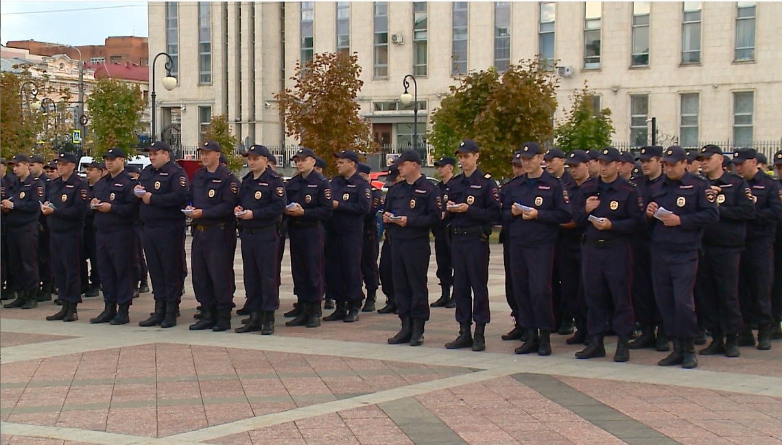 В Пензе поздравили сотрудников полиции с вековым юбилеем образования патрульно-постовой службы