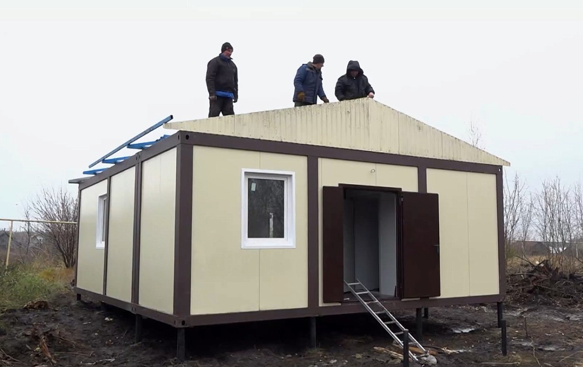 В селах Пензенской области продолжают устанавливать современные фельдшерско-акушерские пункты