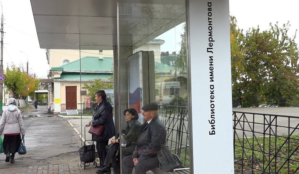 В Пензе появились новые остановочные павильоны